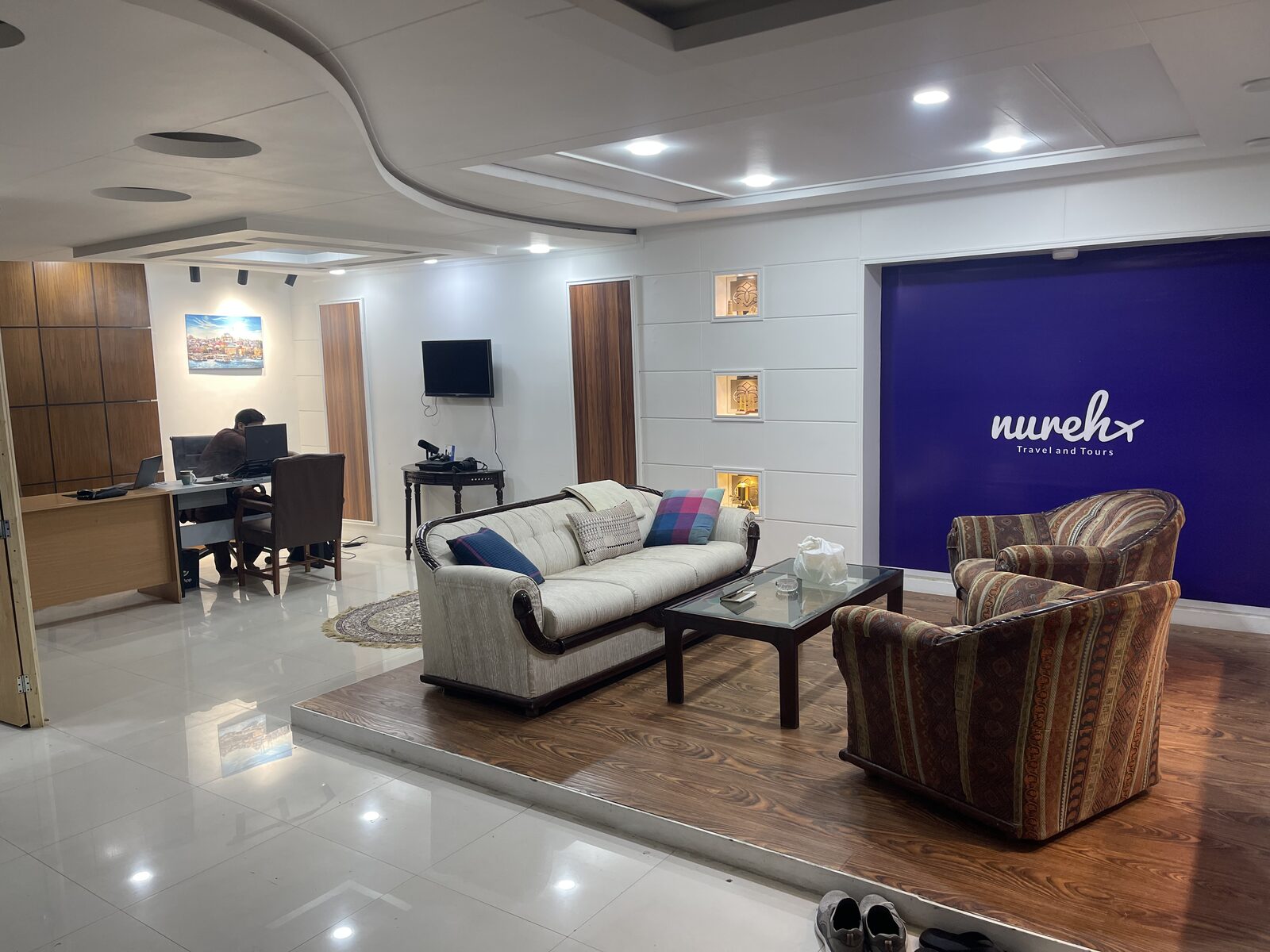 Nureh Travels office in DHA Phase 4, Karachi